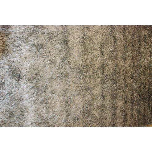 Image of Angelo Capri Medium Gray Knotted Rug - 240cm X 170cm (7 Ft 10.5 In X 5 Ft 7 In)