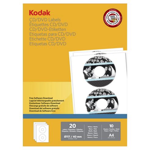 Image of Kodak Cd/dvd Label Pack