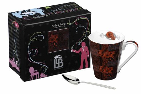 Image of Llewelyn-bowen Llb Risque Mug & Spoon Set