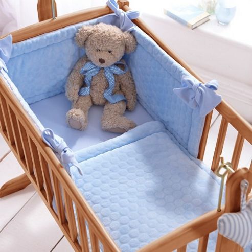 Image of Clair De Lune 2pc Crib Bedding Set (marshmallow Blue)