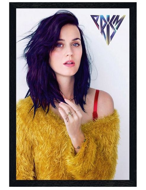 Image of Katy Perry Black Wooden Framed Prism Poster