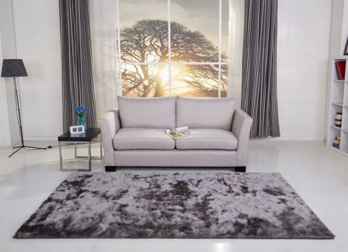 Image of Leader Lifestyle Valencia Pearl Grey Tufted Rug - 140 Cm X 200 Cm (4 Ft 7 In X 6 Ft 7 In)