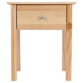 New Pine 1 Drawer Bedside Table