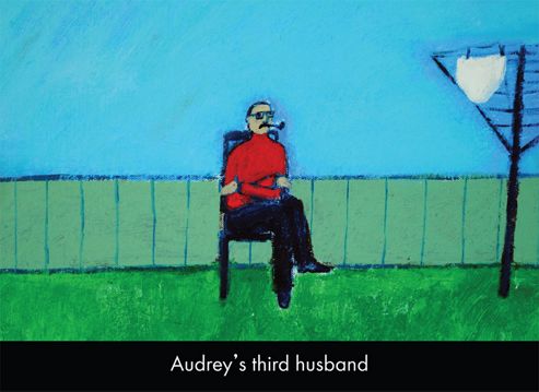 Image of Holy Mackerel Audrey's Third Husband Greetings Card
