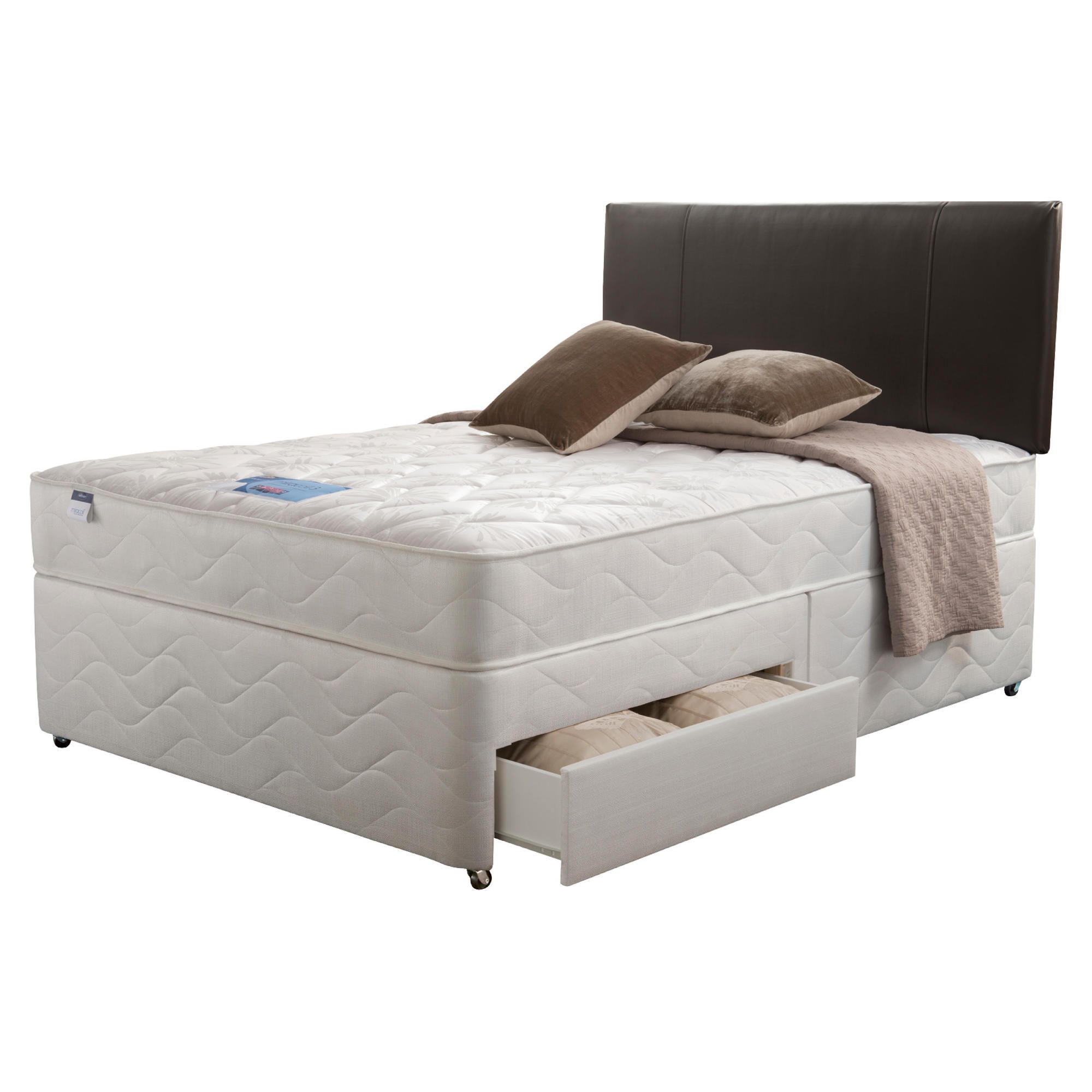 Silentnight Miracoil Kingston King 2 Drawer Divan set at Tesco Direct