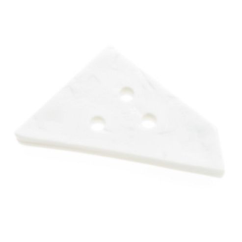 Image of Dill Buttons 70mm 4 Sided White