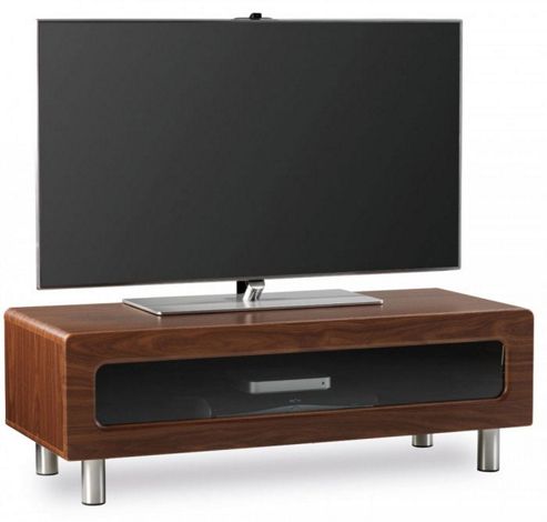 Image of Alphason Abr1100cb Walnut Veneer Tv Stand
