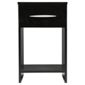 Ashton 1 Drawer Bedside Cabinet Black Ash