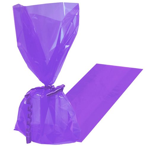 Image of Party Bags New Purple Cello Bags (25pk)