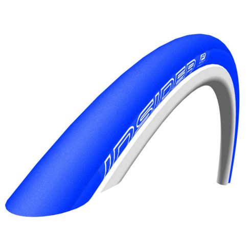 Image of Schwalbe Insider Performance Roller Compound Folding Turbo Trainer Tyre In Blue - 26 X 1.35