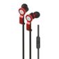 Beacon Perseus In-Ear Earphones with Mic & Remote - Red/Black