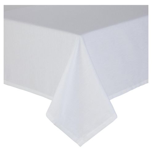 Image of Tesco Medium Tablecloth, White