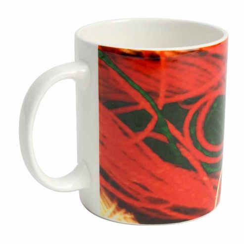 Image of Eames House Of Cards Bone China Single Mug, Wool