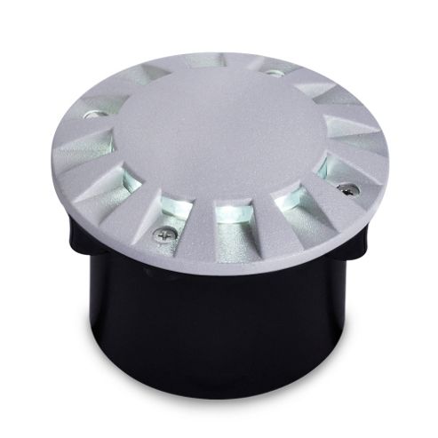 Image of Tocca 1.2w Led Walkover Decking Light Ip65 In Silver