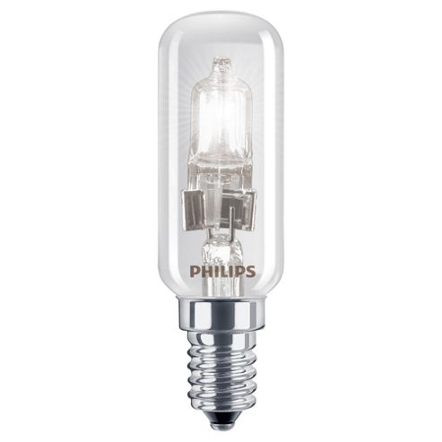 Image of Philips Ecoclassic Dimmable Halogen Applicance Light Bulbs - Twin Pack (28w E14 T25l)