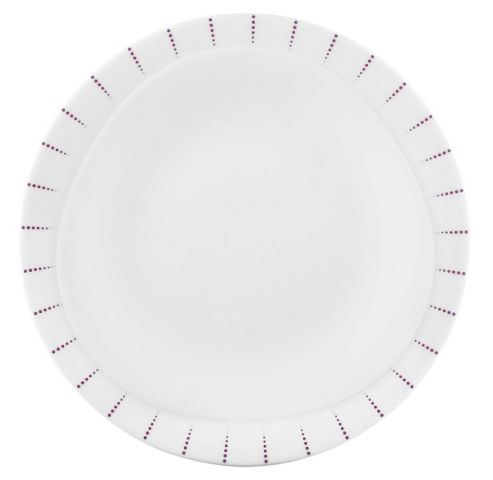 Image of Seltmann Weiden Trio Flat Plate In White - 2.5 Cm H X 28 Cm W X 28 Cm D