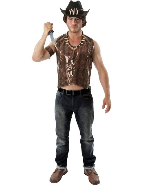 Image of Crocodile Dundee Fancy Dress Costume Extra Large