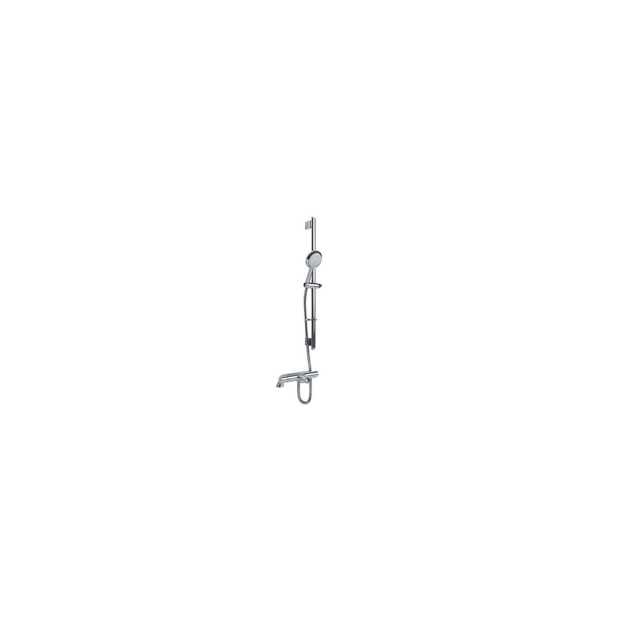 Inta Deluge Thermostatic Bath Shower Mixer Tap with Shower Kit and Legs Chrome at Tesco Direct