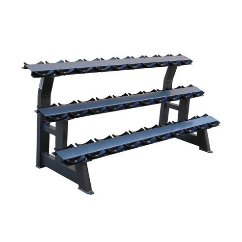 Image of Bodymax 3 Tier Dumbbell Rack With Saddles - Cf495-15
