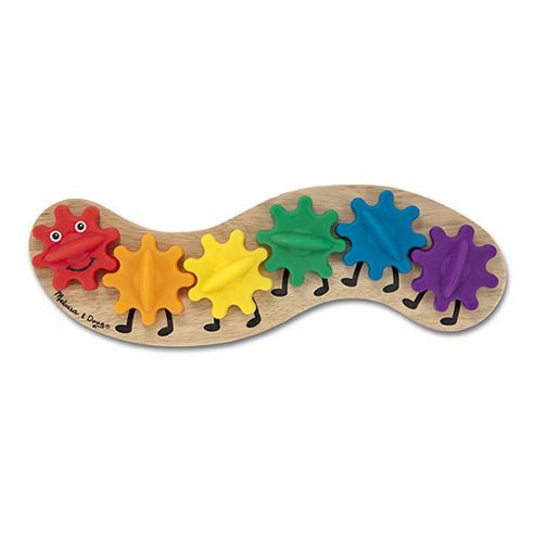 Image of Rainbow Caterpillar Gear Toy - Melissa & Doug