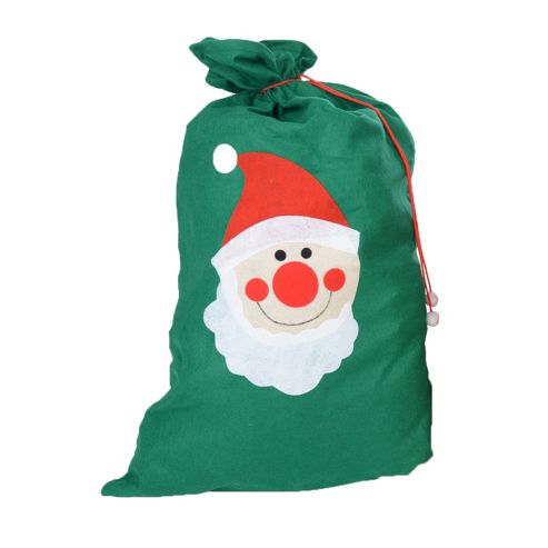 Image of Large Felt Christmas Sack Gift Bag - Single Father Christmas