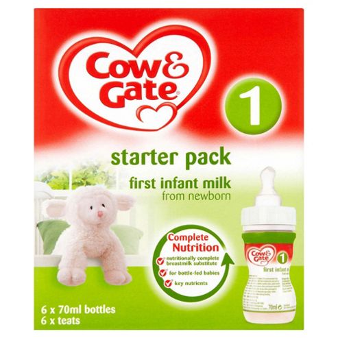 Image of Cow & Gate First Infant Milk From Newborn Starter Pack