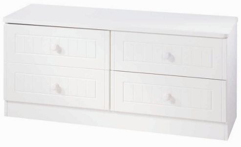 Image of Welcome Furniture Coniston 4 Drawer Bed Box - White