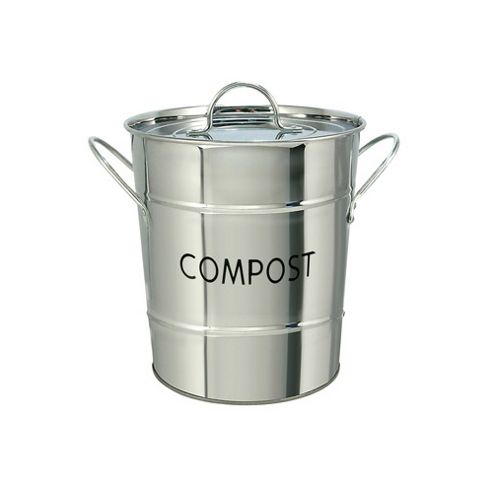 Image of Eddingtons Compost Pail Stainless Steel