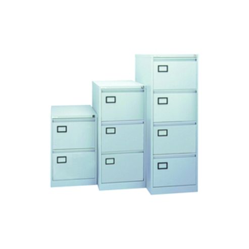 Image of Jemini 4-drawer Filing Cabinet Pearl Grey