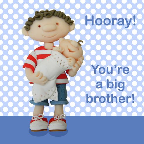 Image of Holy Mackerel Greetings Card- New Big Brother
