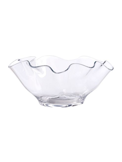 Image of Linea Handkerchief Clear Glass Decorative Bowl