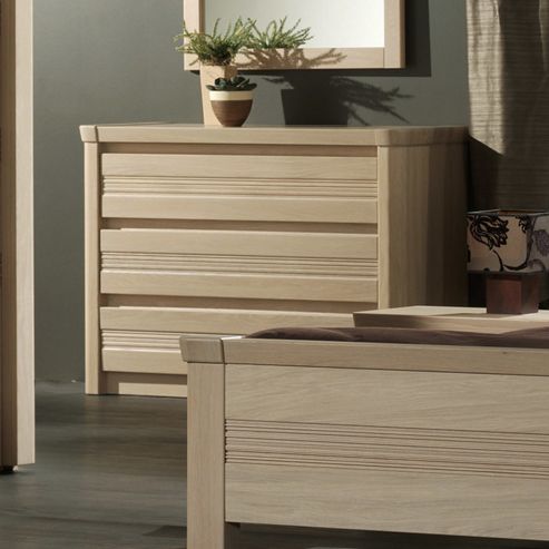 Image of Sleepline Mundo 3 Drawers Chest - White Mat Lacquered
