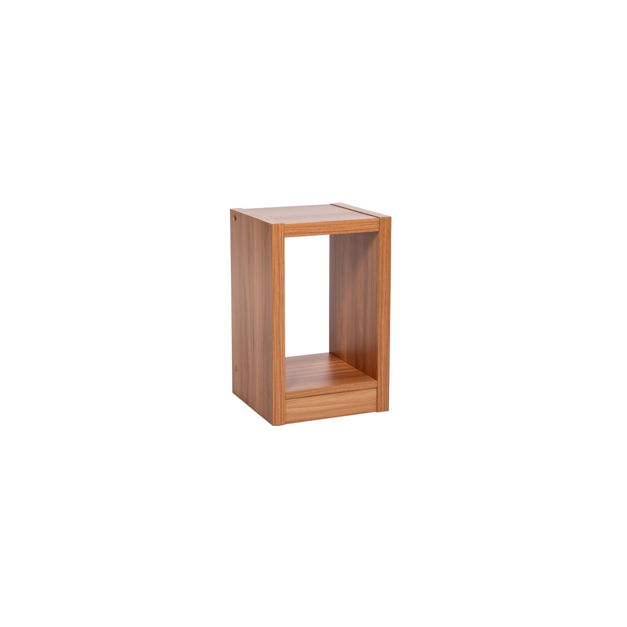 Tesco Direct Core Products Madison Walnut Cube Storage Unit Special