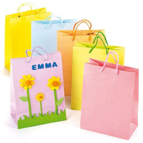 Image of Pastel Gift Bags (pack Of 6)