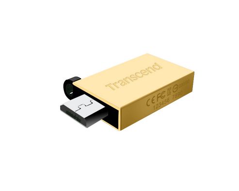 Image of Transcend 16gb Jetflash 380 Usb Flash Drive Gold Plating