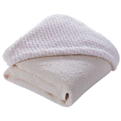 Image of Clair De Lune Luxury Hooded Towel (honeycomb Cream)