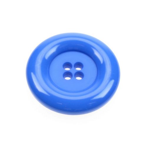 Image of Dill Buttons 45mm Chunky Round Blue