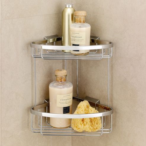 Image of Coram Showers Double Corner Basket And Concealed Fixing