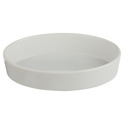 Image of Tesco Basics Pie Dish, White