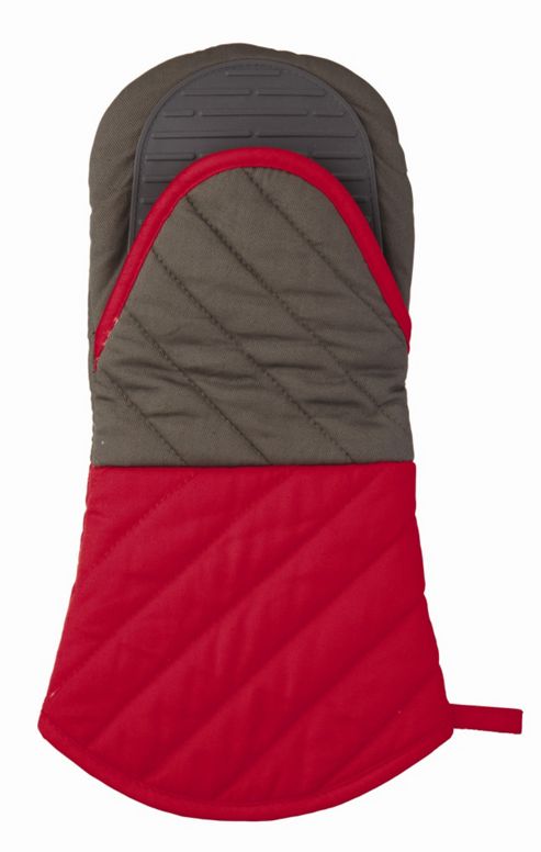 Image of Kitchencraft Colourworks Oven Mitt In Red