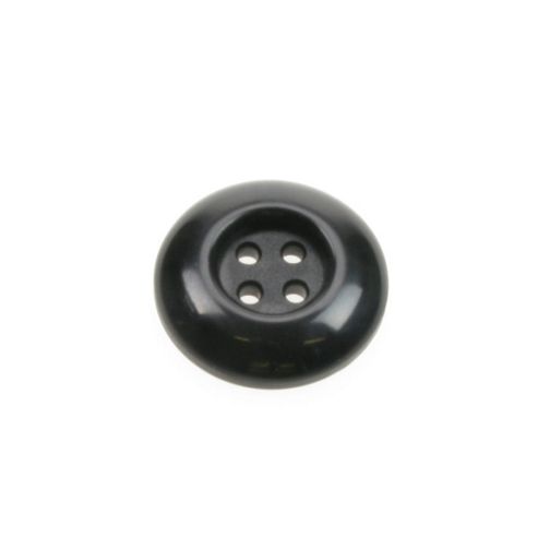Image of Dill Buttons 30mm Chunky Round Black