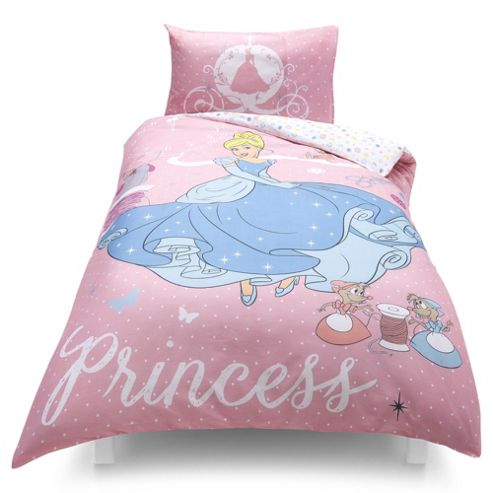 Image of Disney Princess Cinderella Single Duvet Set Tesco Exclusive