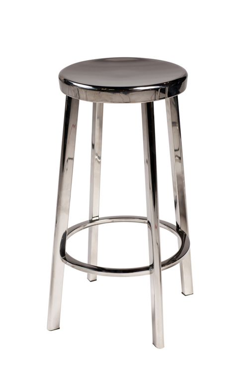 Image of Dan-form Carisma High Stool - Polished Steel