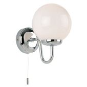 Endon Lighting Sphere Wall Bracket Light in Chrome