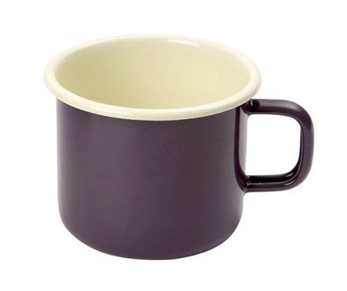 Image of Swift Vintage Home Enamel Mug, Aubergine