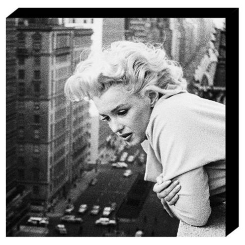 Image of Marilyn Monroe City Canvas, 30x30cm