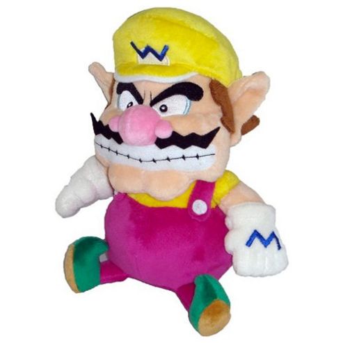 Image of Official Nintendo Mario Plush Series Stuffed Toy - 9" Wario