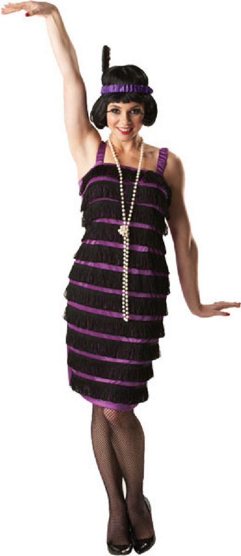 Image of Flapper Dress - Adult Costume Size: 16-18