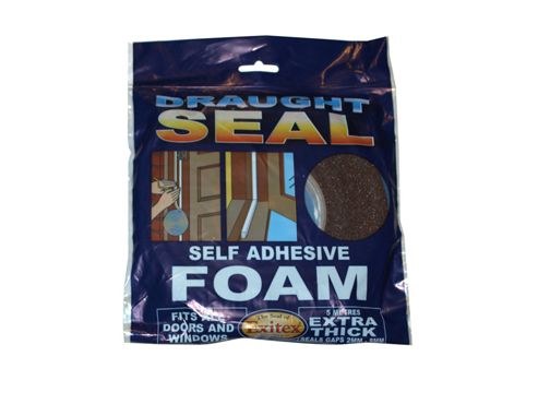 Image of Exitex Saf Extra Thick Self Adh.foam Brown 5m N