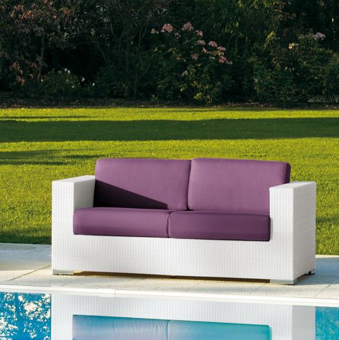 Image of Varaschin Cora 2 Seater Sofa By Varaschin R And D - White - Piper White